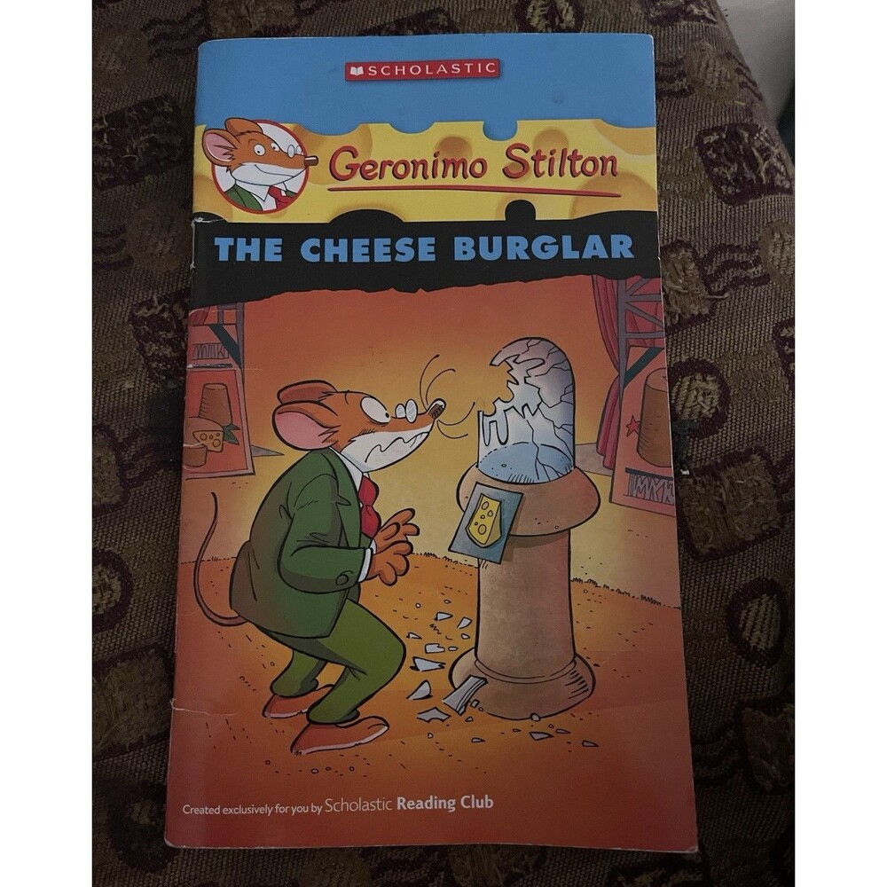 Scholastic Geronimo Stilton Ser. The Cheese Burglar PB Ages 9-12 Adventure